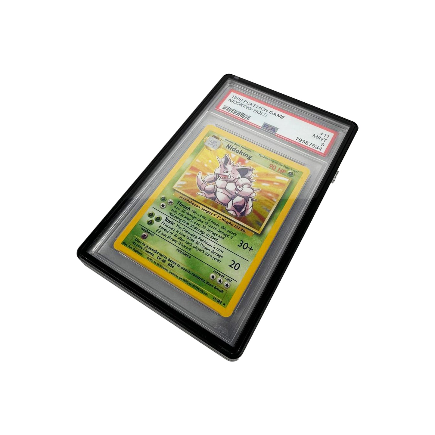 Pokémon PSA Graded Aluminium Card Slab Case - Black