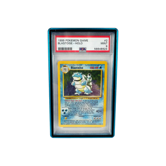 Pokémon PSA Graded Aluminium Card Slab Case - Blue