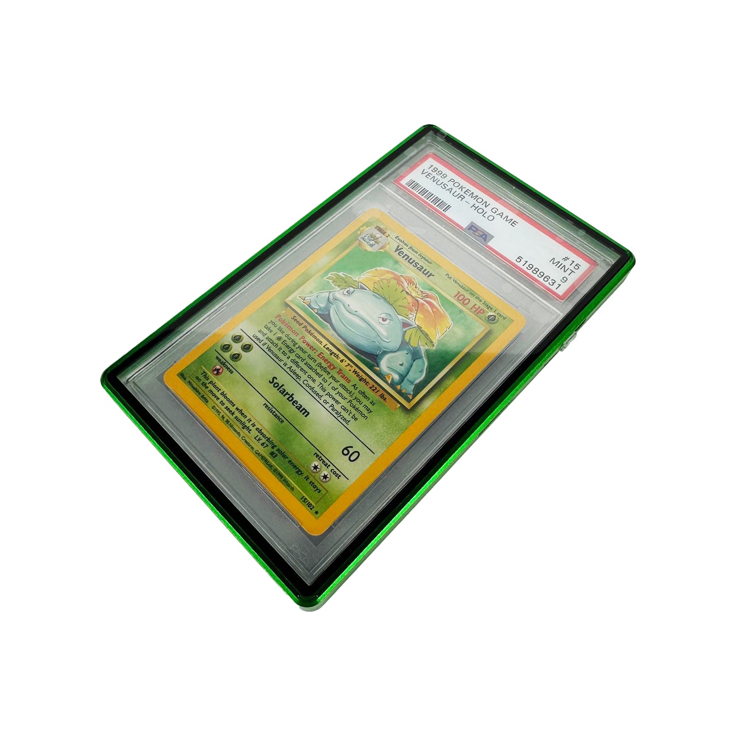 Pokémon PSA Graded Aluminium Card Slab Case - Green