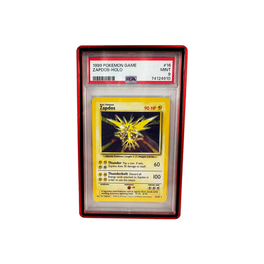 Pokémon PSA Graded Aluminium Card Slab Case - Red