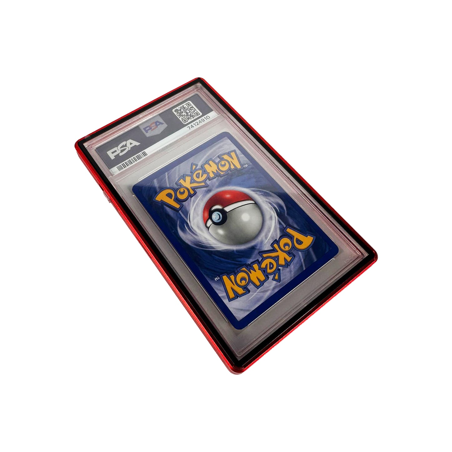 Pokémon PSA Graded Aluminium Card Slab Case - Red