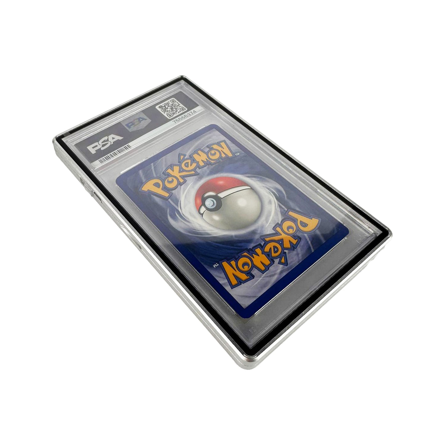 Pokémon PSA Graded Aluminium Card Slab Case - Silver