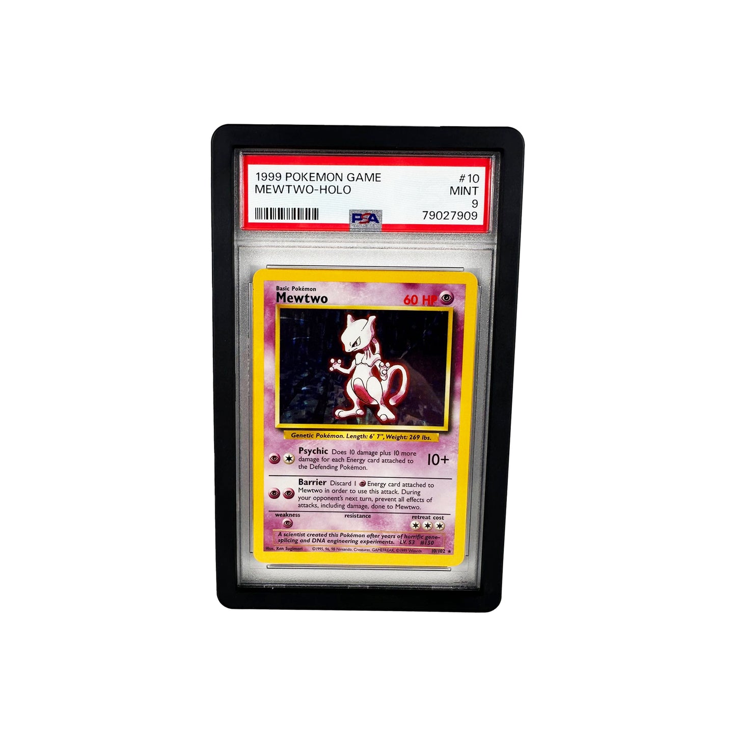 Pokémon PSA Graded Card Rigid Bumper Slab Case - Black