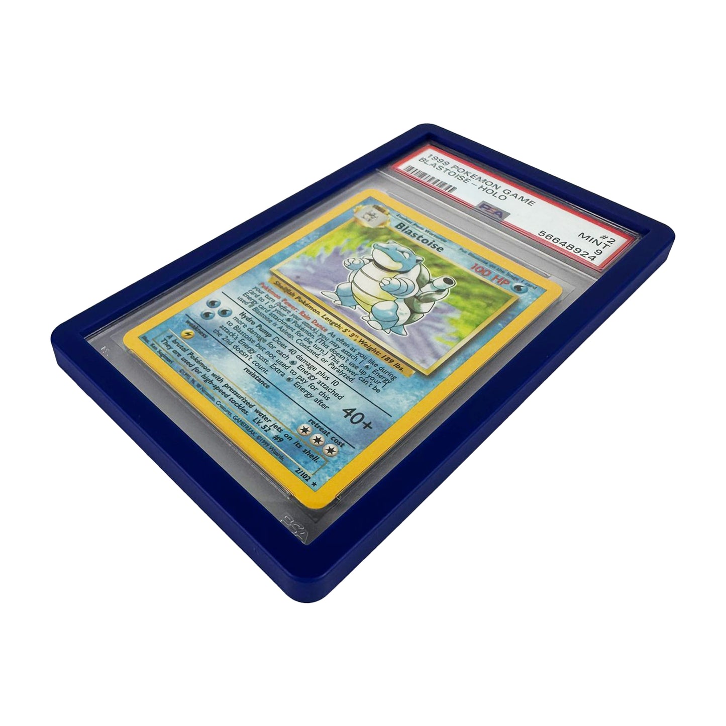 Pokémon PSA Graded Card Rigid Bumper Slab Case - Dark Blue