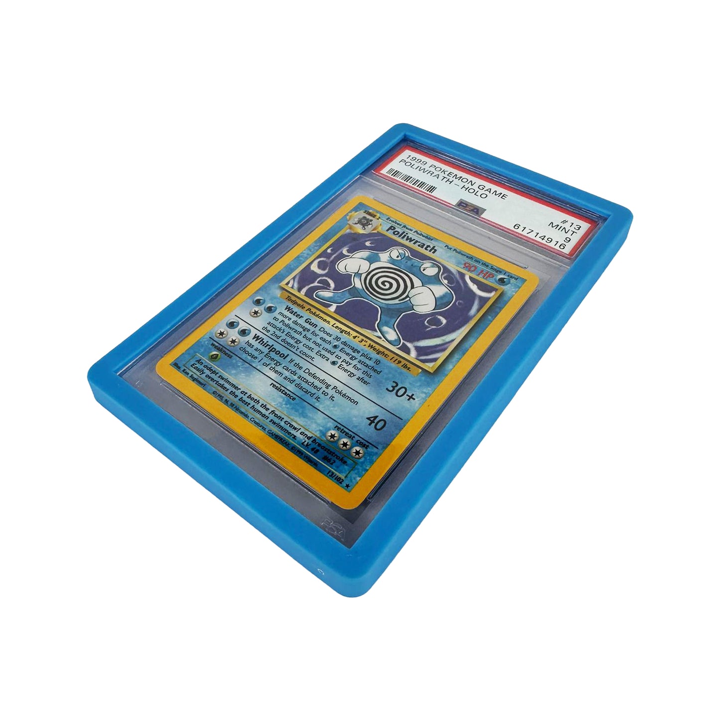 Pokémon PSA Graded Card Rigid Bumper Slab Case - Light Blue