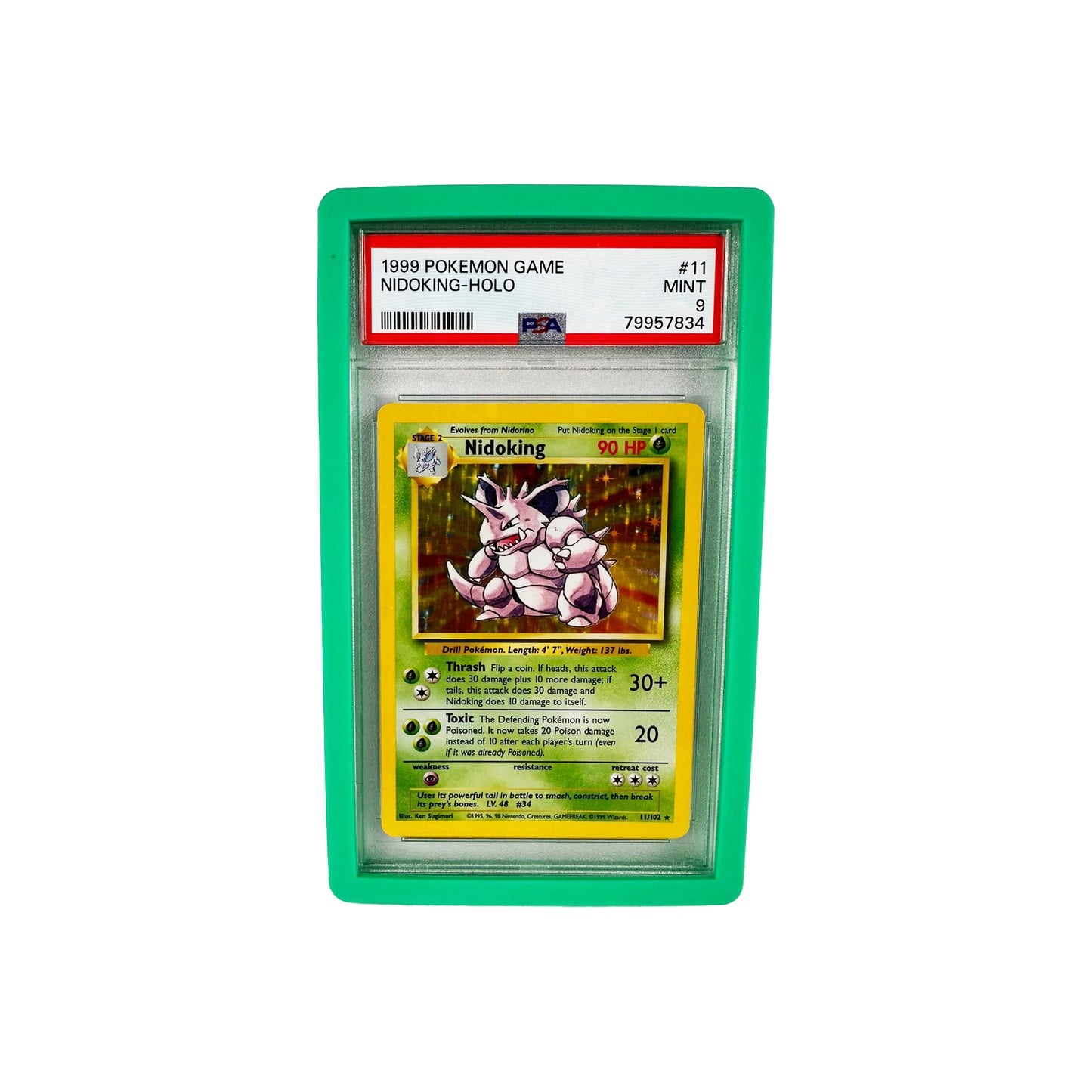 Pokémon PSA Graded Card Rigid Bumper Slab Case - Spearmint