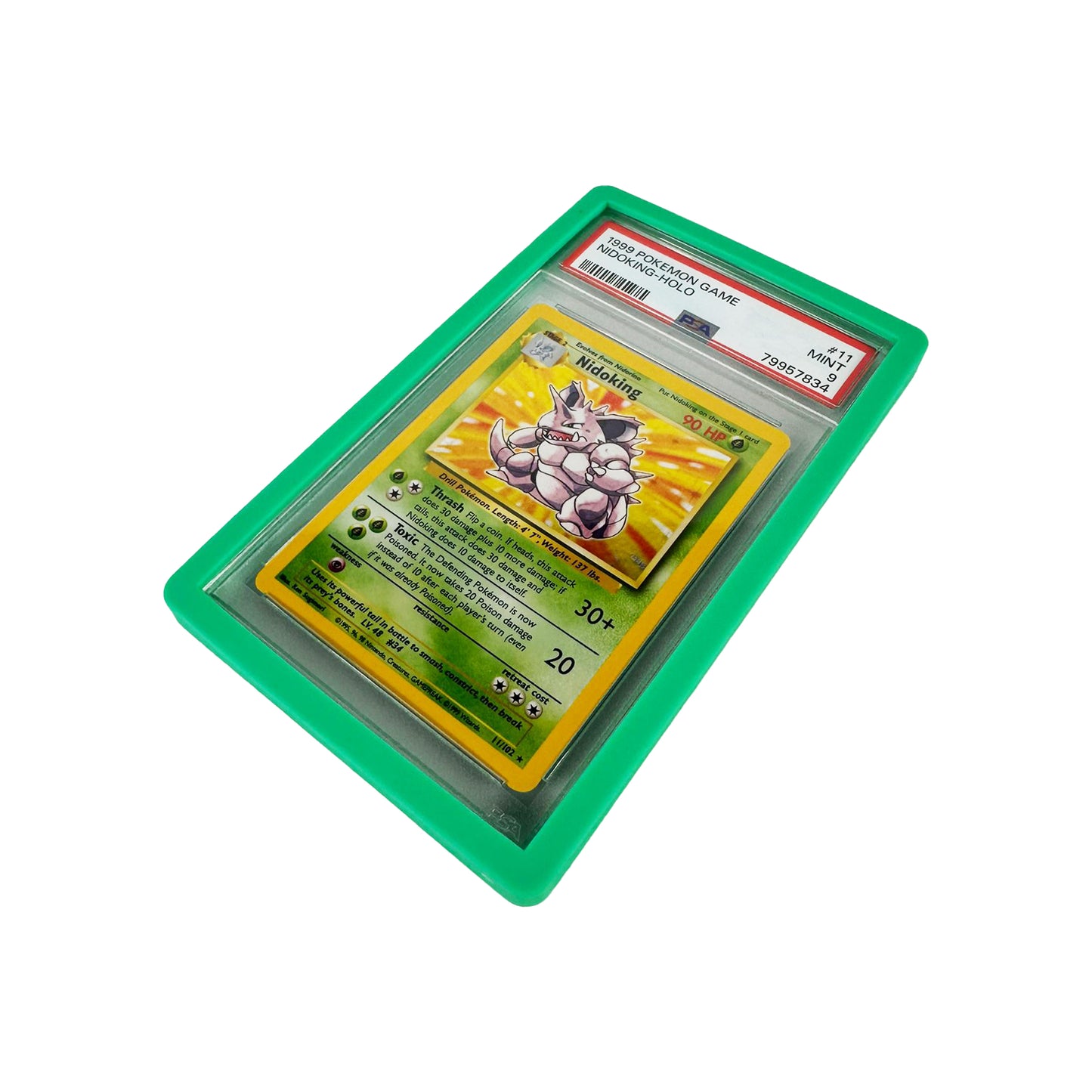 Pokémon PSA Graded Card Rigid Bumper Slab Case - Spearmint