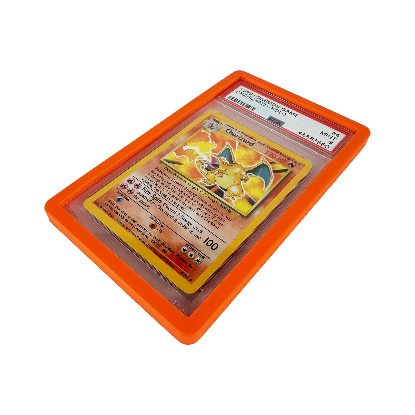 Pokémon PSA Graded Card Rigid Bumper Slab Case - Orange