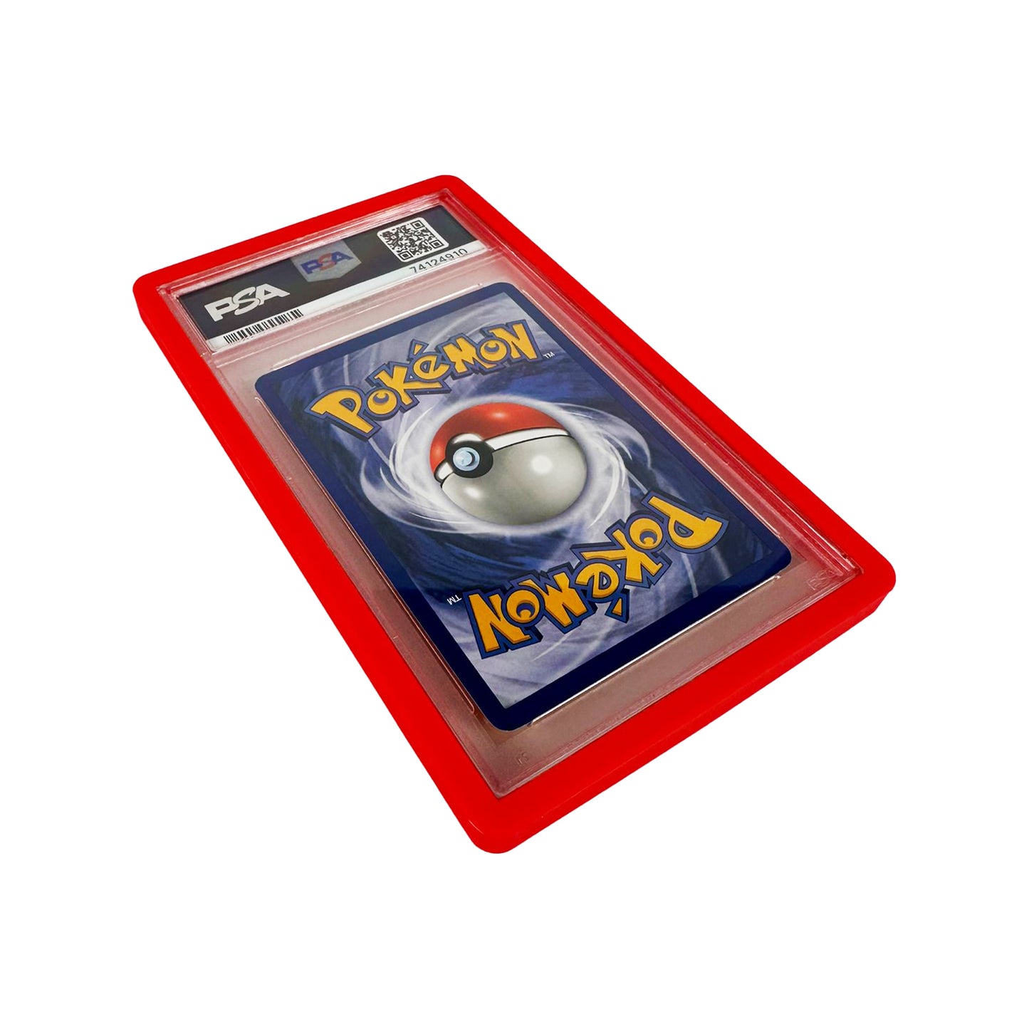 Pokémon PSA Graded Card Rigid Bumper Slab Case - Red